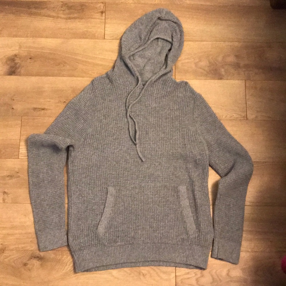 Banana Republic Men’s waffle hooded sweater